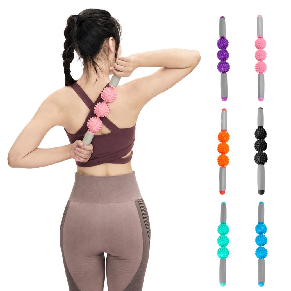 Muscle Roller Stick - プロ仕様5本爪マッサージローラー、深部組織筋肉セルライト緩和スティック、治療用ネック・脚・背中マッサージツール