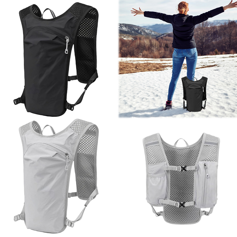 Running Gear For Marathon - ユニセックスランニングハイドレーションベストマラソンスポーツサイクリングベストキャンプハイドレーションブラダーバッグトレイルハイキングギアサイクリングジョギング用