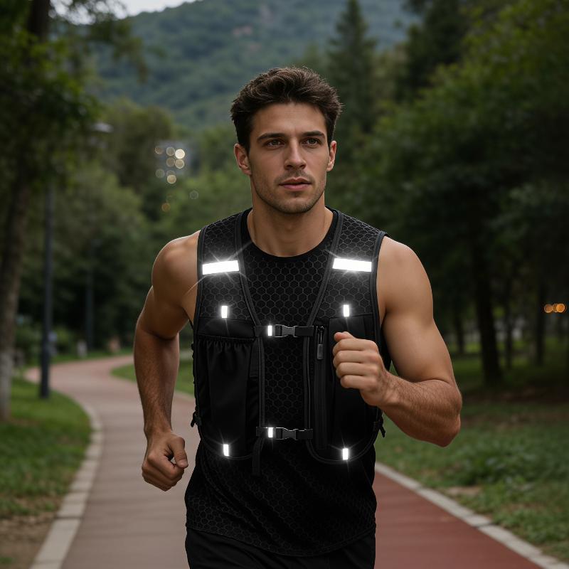 Running Gear For Marathon - 新作ランニングベスト 男女兼用 軽量 通気性 反射素材 マラソン