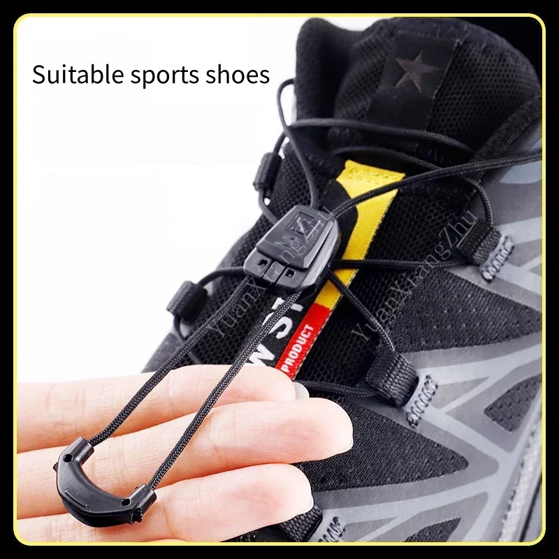 Running Gear For Beginners - ネクタイのない丸い靴ひも,大人と子供のためのネクタイのない靴ひも,高品質のランニングスニーカー,黒と白のアクセサリー,新しい