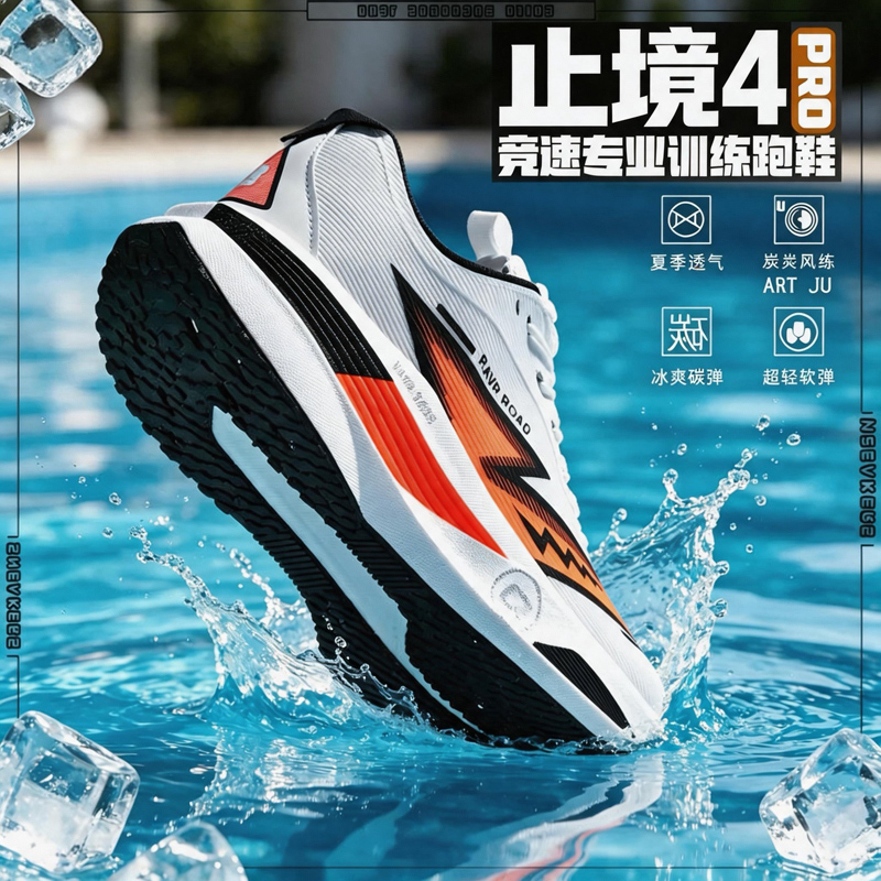 プロマラソンランニングシューズ、カーボンファイバーパネル内蔵 - Running Shoe Carbon のレビューと価格