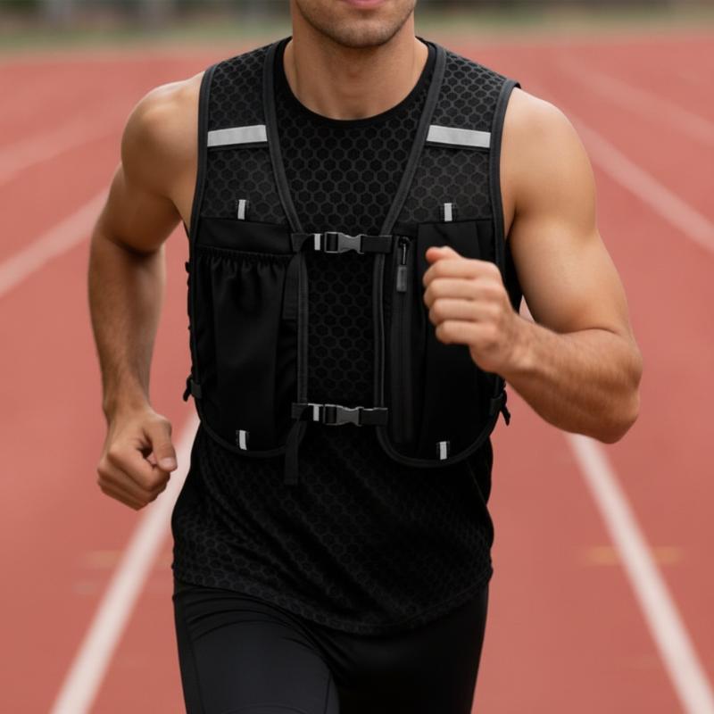 新作ランニングベスト 男女兼用 軽量 通気性 反射素材 マラ - Running Gear For Marathon のレビューと価格