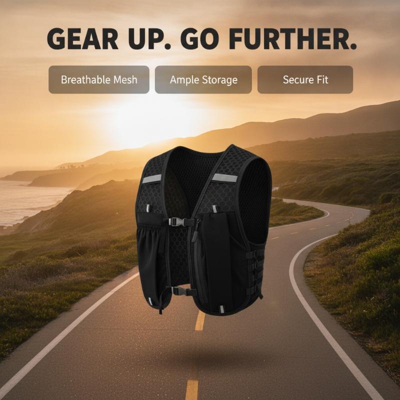 新作ランニングベスト 男女兼用 軽量 通気性 反射素材 マラ - Running Gear For Marathon のレビューと価格