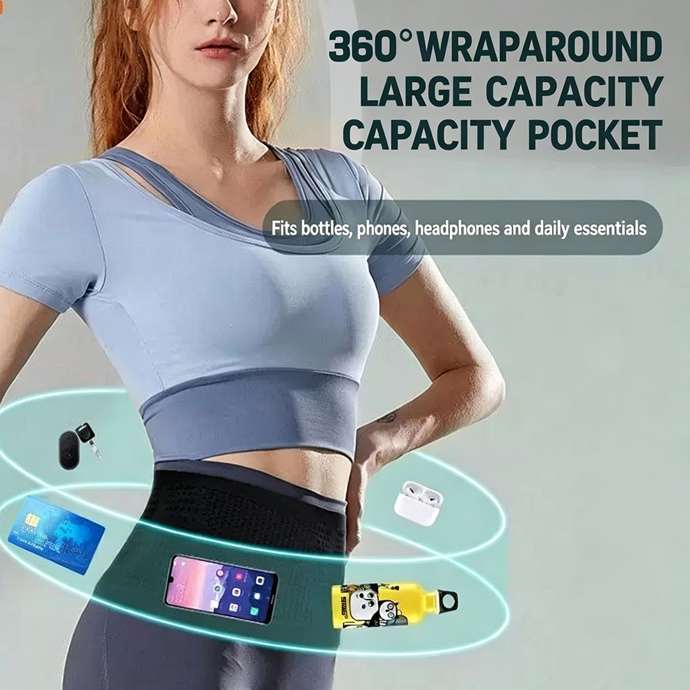 ランニングウエストバッグ、高弾性携帯電話ポーチ、多機能アウト - Running Gear For Beginners のレビューと価格