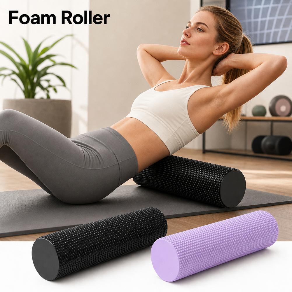 EVAヨガフォームローラー高密度ワークアウトリカバリーボディ - Muscle Roller Stick のレビューと価格