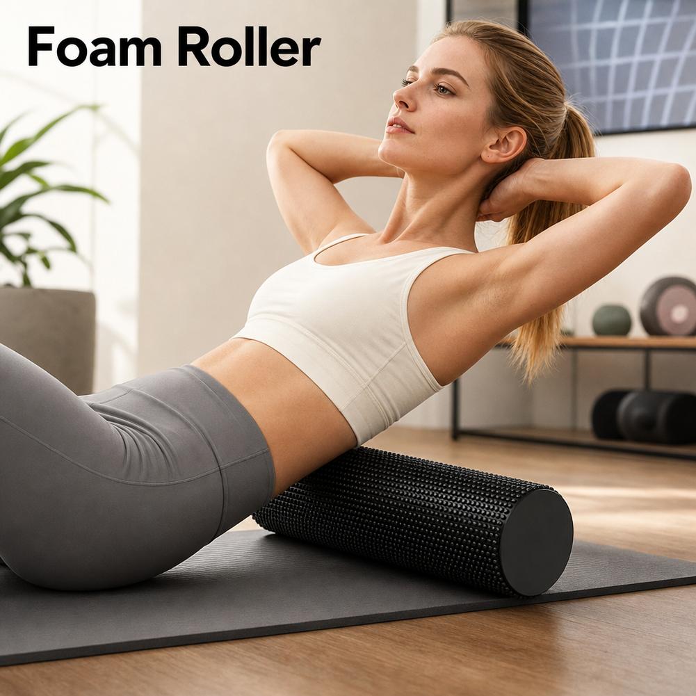 EVAヨガフォームローラー高密度ワークアウトリカバリーボディ - Muscle Roller Stick のレビューと価格