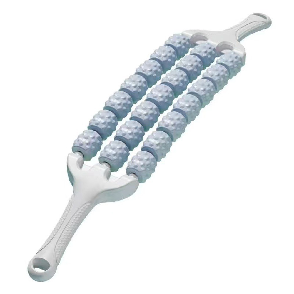 ポータブル3列ヨガマッサージスティック、曲線型滑り止めマッサ - Muscle Roller Stick のレビューと価格