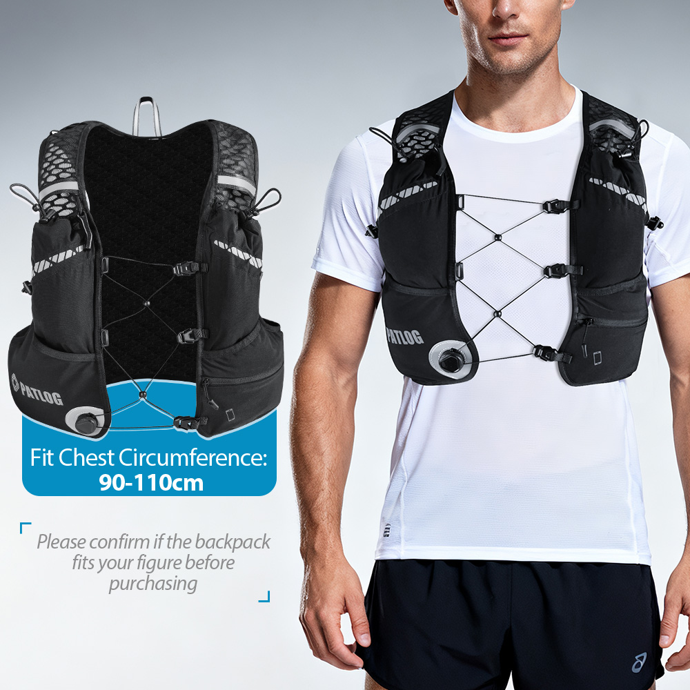 8L通気性ハイドレーションベストパック トレイルランニング  - Running Gear For Marathon のレビューと価格